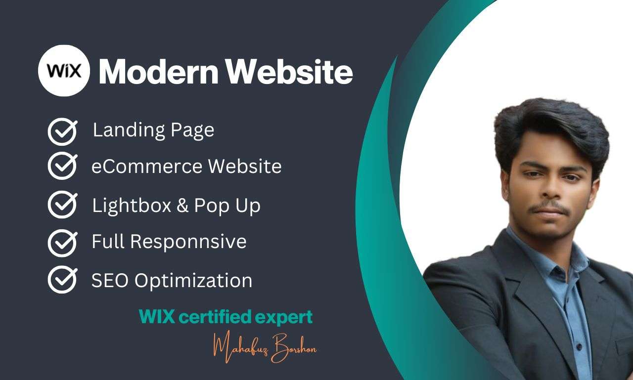 24115I will design wix eCommerce website or add products on wix store